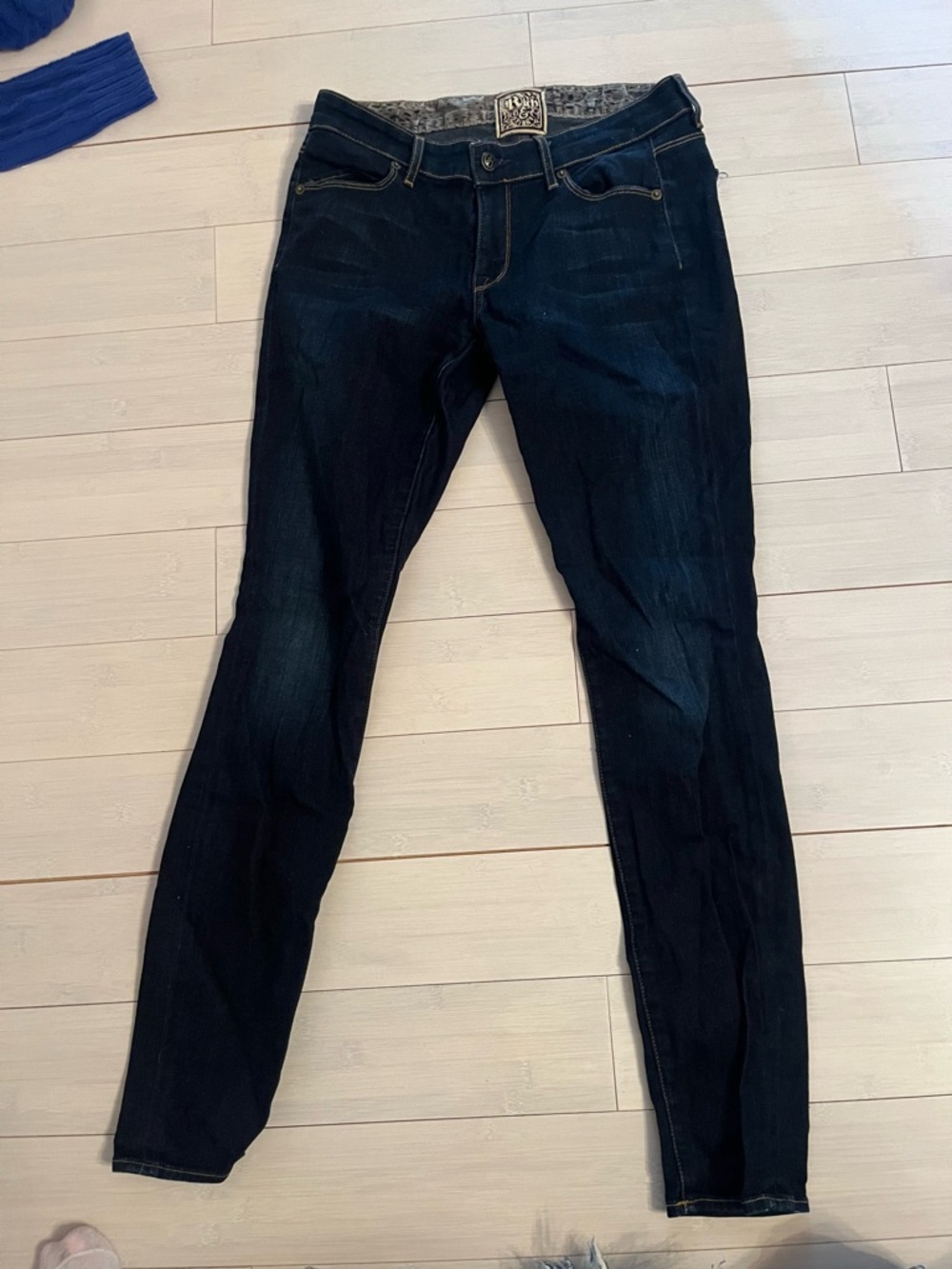 Rich & Skinny Dark Blue Skinny Jeans